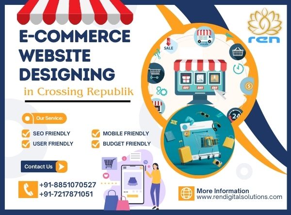 Ecommerce Website Designing in Crossing Republik